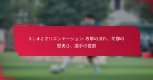 Read more about the article 3-1-4-2 オリエンテーション: 攻撃の流れ、防御の堅実さ、選手の役割